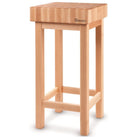 Hendi Wooden butcher block 400x400x150mm with base - Hendi 505625