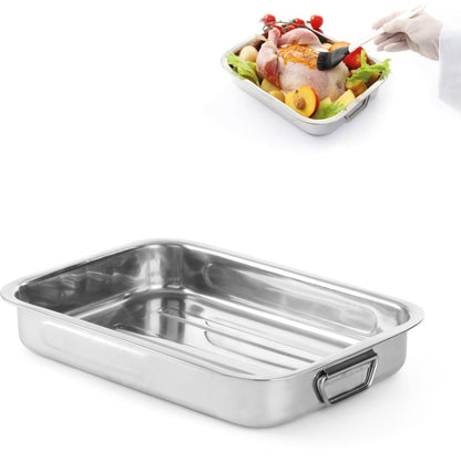 Hendi Britten steel stainless steel oven baking in oven 315x245x50mm – image 2