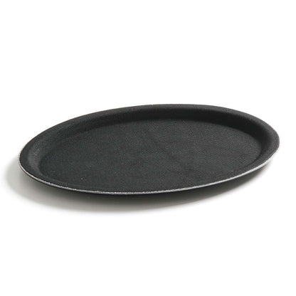 Hendi Waitress tray anti-slip oval 21x29cm - black – image 2