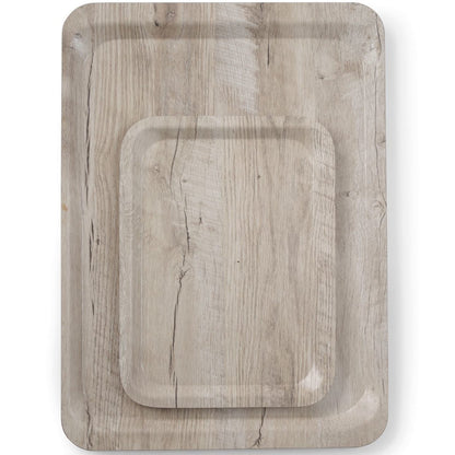 Amer Box Rectangular anti-slip serving tray 240x340 mm - light wood – image 2