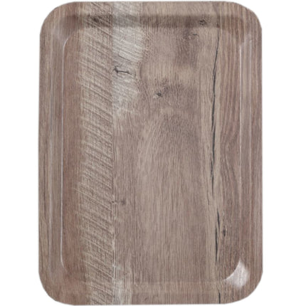 Amer Box Rectangular anti-slip serving tray 370x530 mm - dark wood