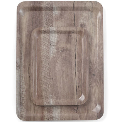 Amer Box Rectangular anti-slip serving tray 370x530 mm - dark wood – image 3