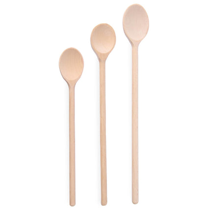 Wooden Kitchen Spoons Set of 3 pieces - Hendi 525005