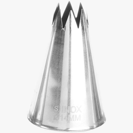 Hendi End of the star sleeve sleeves of the bag of confectionery steel wed. 14mm