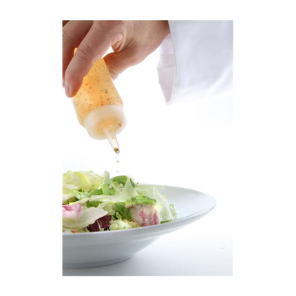 Dispenser container for cold sauces 0.35l. transparent - Hendi 557822
