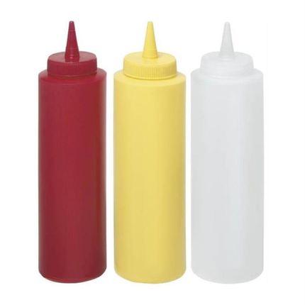 Delivery container for cold sauces 0.7l. transparent - Hendi 557921