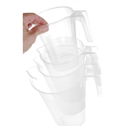 Hendi Kitchen measure jug with measuring cup with floor polypropylene 1L – image 4