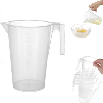 Hendi Kitchen measure jug with measuring cup with floor polypropylene 1L – image 6