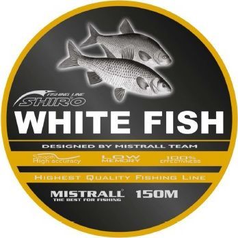 Fishing line Mistrall 0.22mm shiro white fish 150m zm-3476022