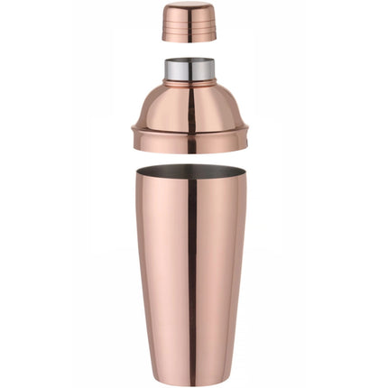 Bar Up 3-piece bartender shaker for drinks and cocktails Cobbler 0.8 l - copper – image 3