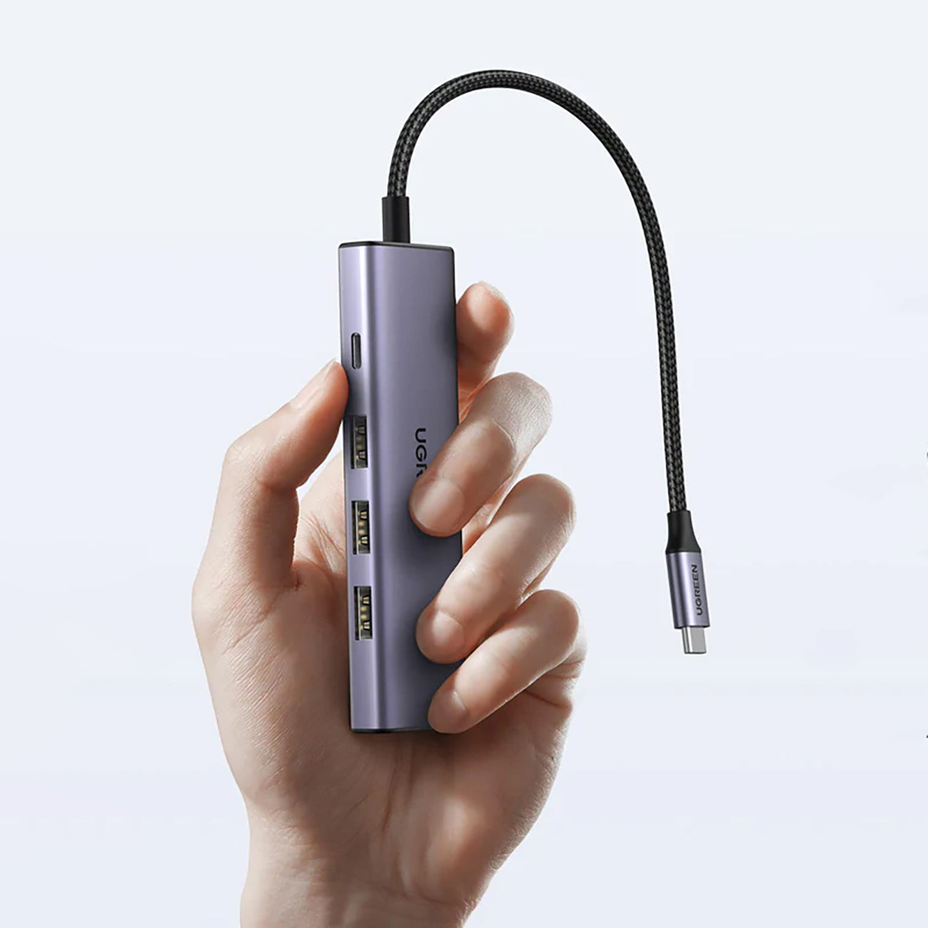 5in1 HUB adapter USB-C - USB-C PD / HDMI / 3x USB-A 3.0 - gray - Carlat