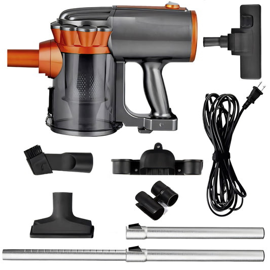 600W 5-in-1 Bagless Cyclonic Upright Handheld Vacuum Cleaner, Portable and Powerful, 5 m - Carlat