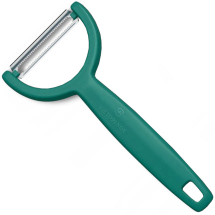 Victorinox Horizontal peeler with a serrated YPSO blade, 145 mm long - green