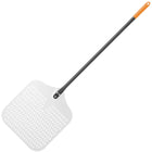 Hendi Pillow tray shovel for pulling pizza from the oven square aluminum perforated 405 x 1320 mm