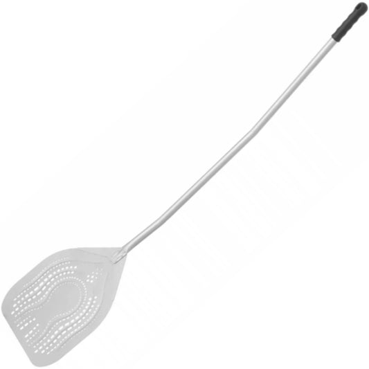 LILLY CODROIPO Square arena pizza shovel perforated with curved handle 350 x 1500 mm