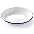 Deep-Enameled Plate White Wed 220mm Hendi 621264