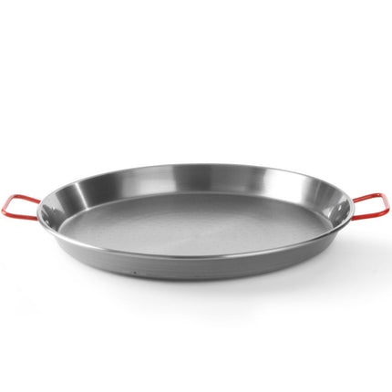 Hendi Round steel paella pan with handles. 420x120 mm