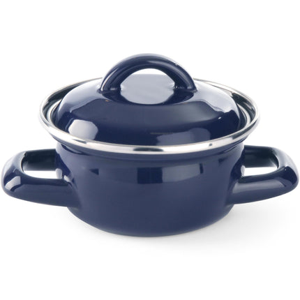 Soup pot and sauces with lid blue 0.5 l - Hendi 625804