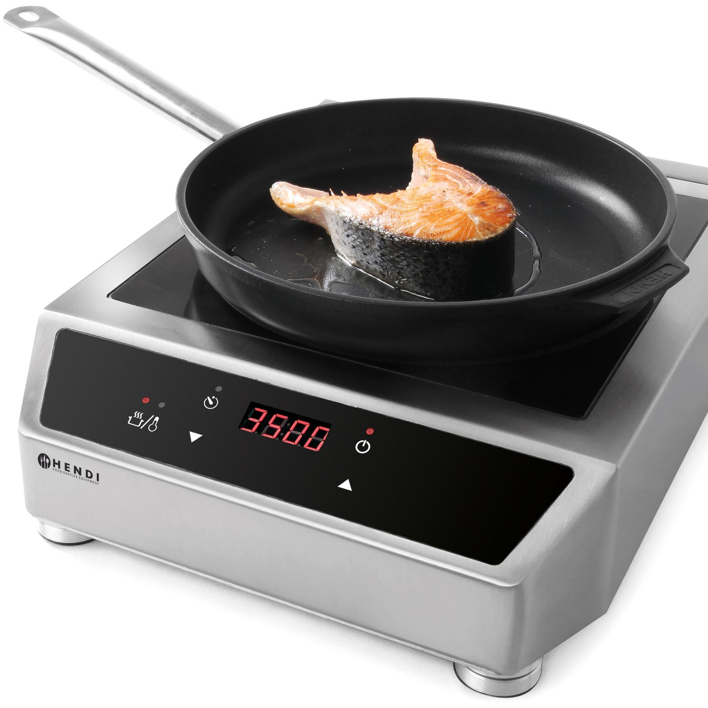 Induction pan Profi Line made of cast aluminum coated with titanium dia. 280 mm - Hendi 629253