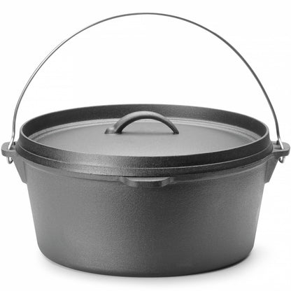Hendi Cast iron cauldron, hunting pot over the fire for soups and stews. 245 x 280 mm 6 l – image 6