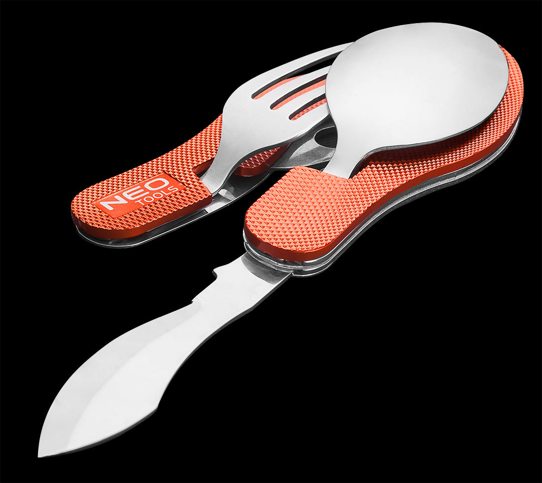 NEO TOOLS Crockery and essentials – Camping pocket knife, orange – image 7