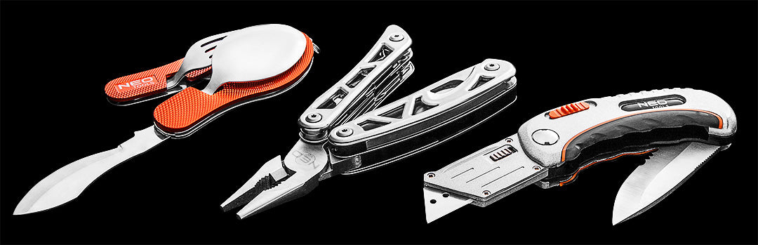 NEO TOOLS Crockery and essentials – Camping pocket knife, orange – image 8