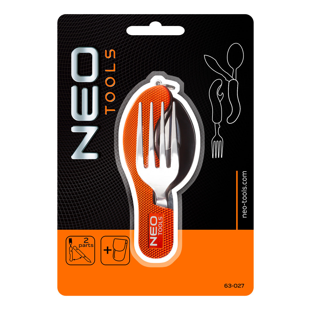 NEO TOOLS Crockery and essentials – Camping pocket knife, orange – image 5