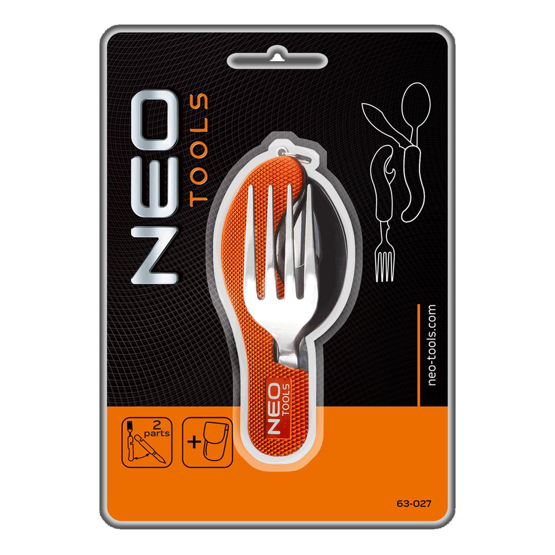 NEO TOOLS Crockery and essentials – Camping pocket knife, orange – image 3