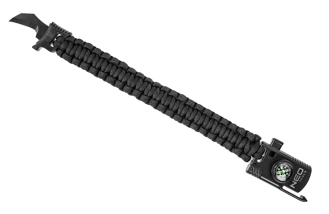 NEO TOOLS 3-Piece Set (Headlamp 99-026, 5-in-1 Survival Bracelet 63-140, Folding Knife) – image 4
