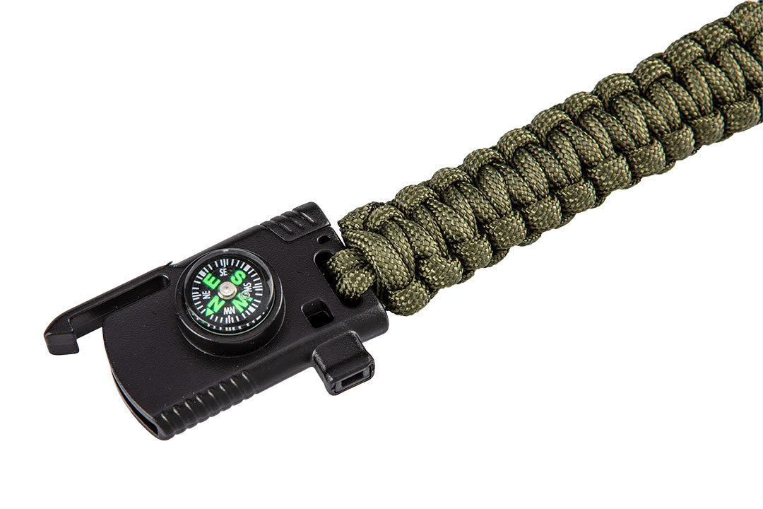 NEO TOOLS Survival (gloves, fire starters, belts, backpacks, knives – 5-in-1 Survival Bracelet – image 3