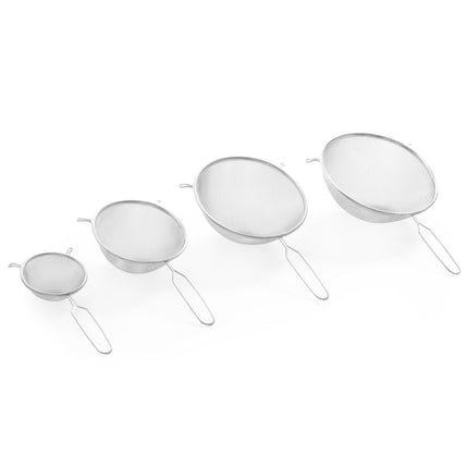 Sieve thick steel strainer for straining and wiping dia. 250 mm - Hendi 635605