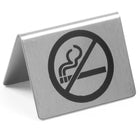 Information plate PROHIBITION OF SMOKING Stainless steel - Hendi 663660