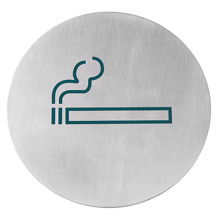 Self-adhesive information plate for Smooth-burners stainless steel wed. 160mm - Hendi 66320