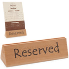 Hendi Information plate RESERVED wooden REST