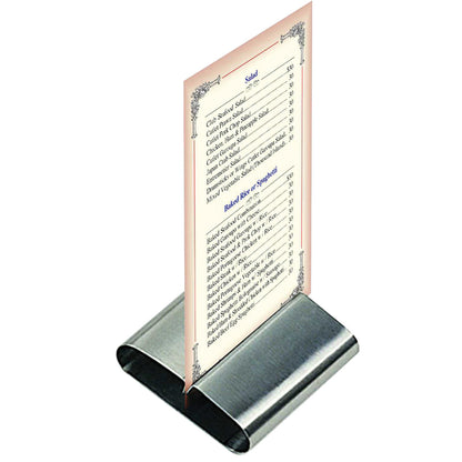 Hendi Stand for menu card steel stainless steel set 6pcs – image 2