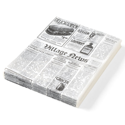 Paper parchment for warm snacks print newspaper 200x250mm 500pcs. Hendi 678121