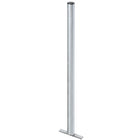 Steel post galvanized to street trash basket 60x1200mm