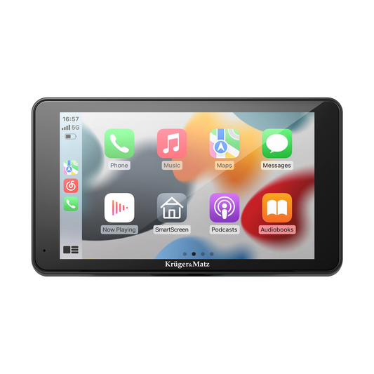 7" Android Auto and Apple CarPlay multimedia head unit with a Kruger&Matz rearview camera; - Carlat