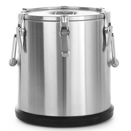 Heat container steel thermos for food transport 25L - Hendi 710210