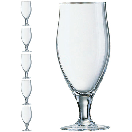 Arcoroc Water glass beer on the foot Arcroc POKAL CERVOISE 500 ml set 6 pieces – image 3