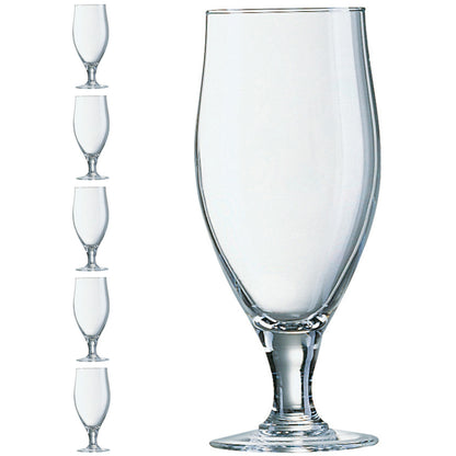 Arcoroc Water glass beer on the foot Arcroc POKAL CERVOISE 500 ml set 6 pieces – image 3