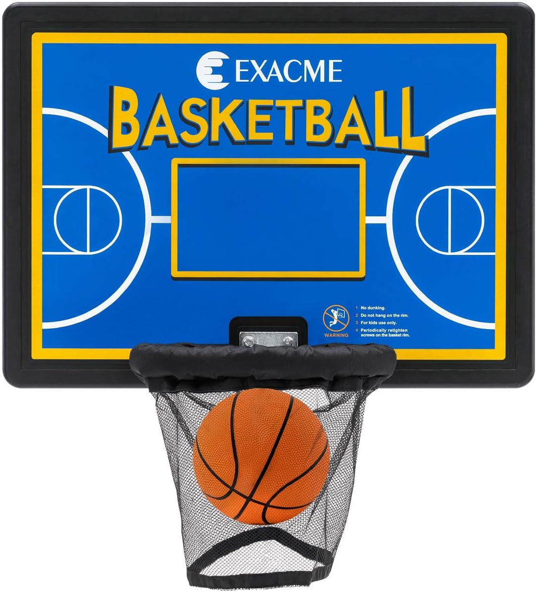 EXACME trampoline accessories, Basketball hoop set, Backboard + Basket + Ring + Net, Multicolor BH07