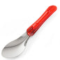 Ice cream spatula steel with tritanium handle red - Hendi 755815