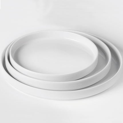 Hendi OSLO plate with high edge, white 280 x 28 mm - set of 6 pcs. – image 3