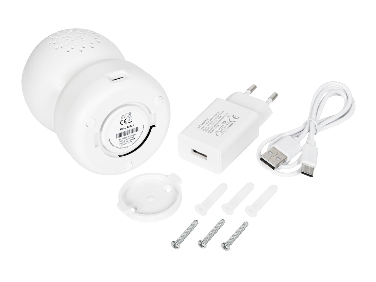 78-659# Blow WiFi 5MP T-265 Dual-Band (5 GHz) Tuya Pan-and-Tilt Baby Monitor - Carlat
