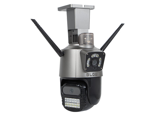 78-787# Blow 4G PTZ Camera, 4MP + 4MP, V-PT62, Dual-Lens, Pan-Tilt - Carlat