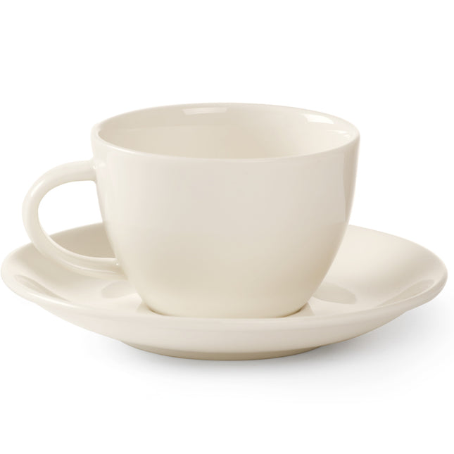 Cup for coffee with porcelain 210ml set of 6 pcs.