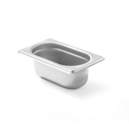 GN 1/9 container, height. 65mm Stainless Steel - Hendi 800720