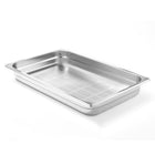 Aluminium container GN1/1 perforated stainless steel 530x325mm height 200mm - Hendi 802205