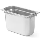 Hendi GN 1/3 container with retractable handles Profi Line STEEL 3.9 l 325x176x100 mm